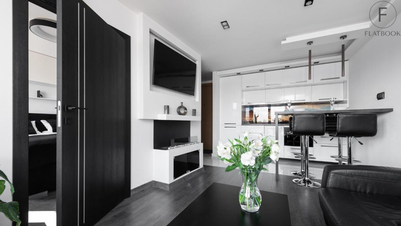 Flatbook Apartments Waterlane Island Spa With Riverview Gdańsk Exterior foto