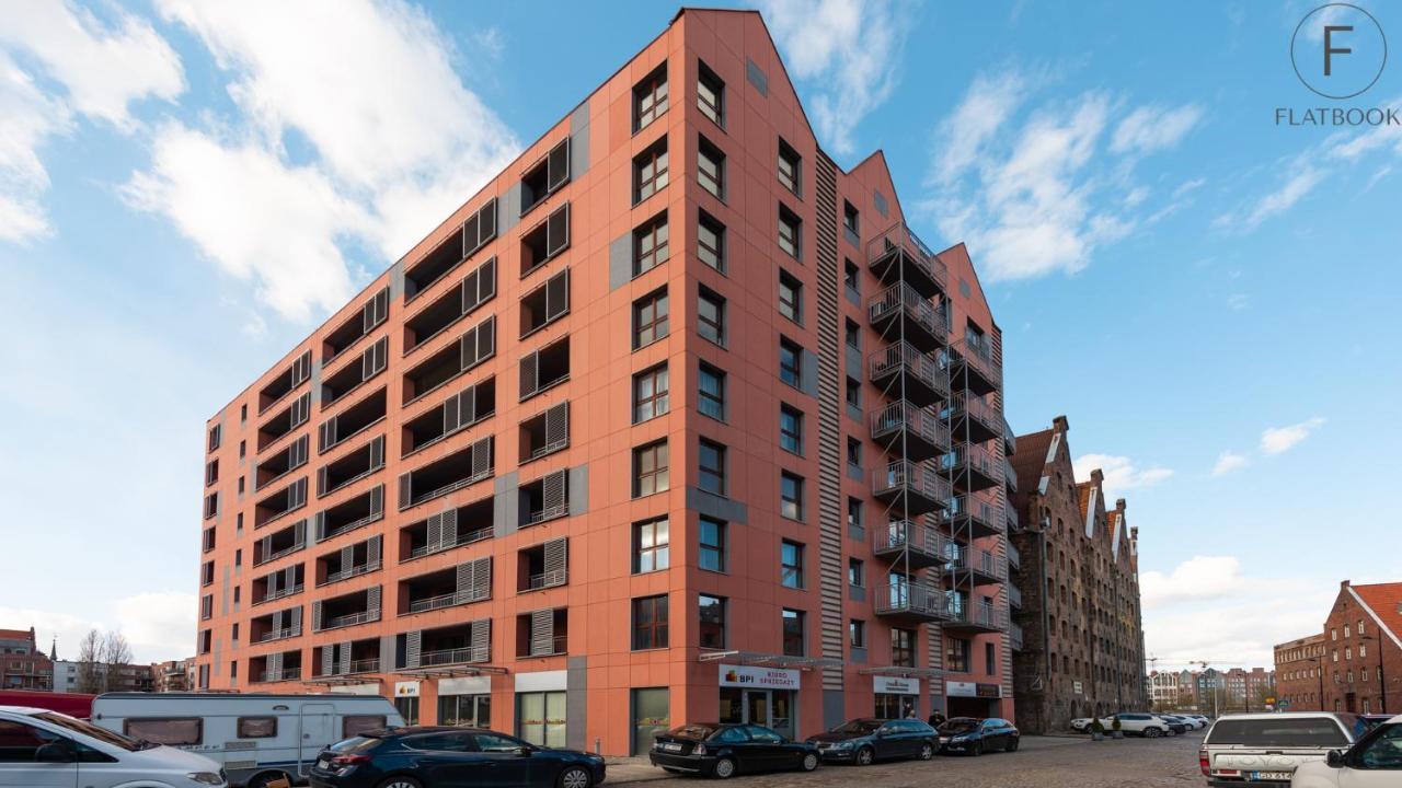 Flatbook Apartments Waterlane Island Spa With Riverview Gdańsk Exterior foto